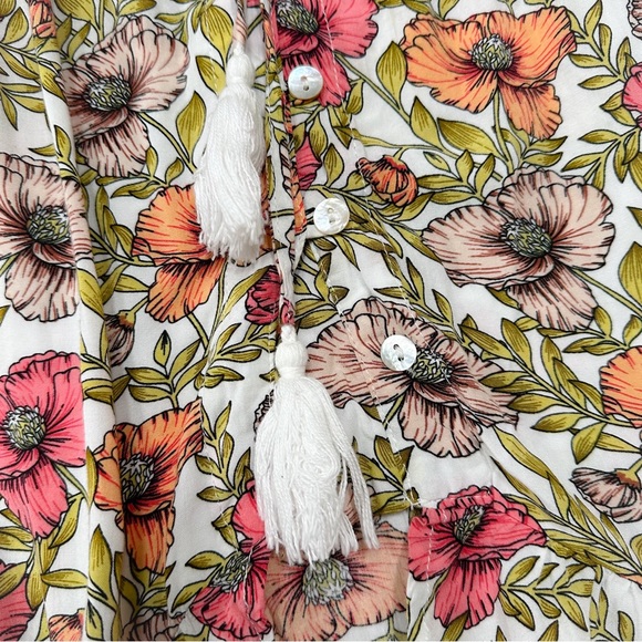 Anthropologie Abel the Label floral off shoulder midi maxi dress, S. - Picture 5 of 14